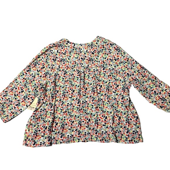 St Johns Bay NWT - Womens Multi-Color Floral Button Up Top Sz 1X - Picture 3 of 8